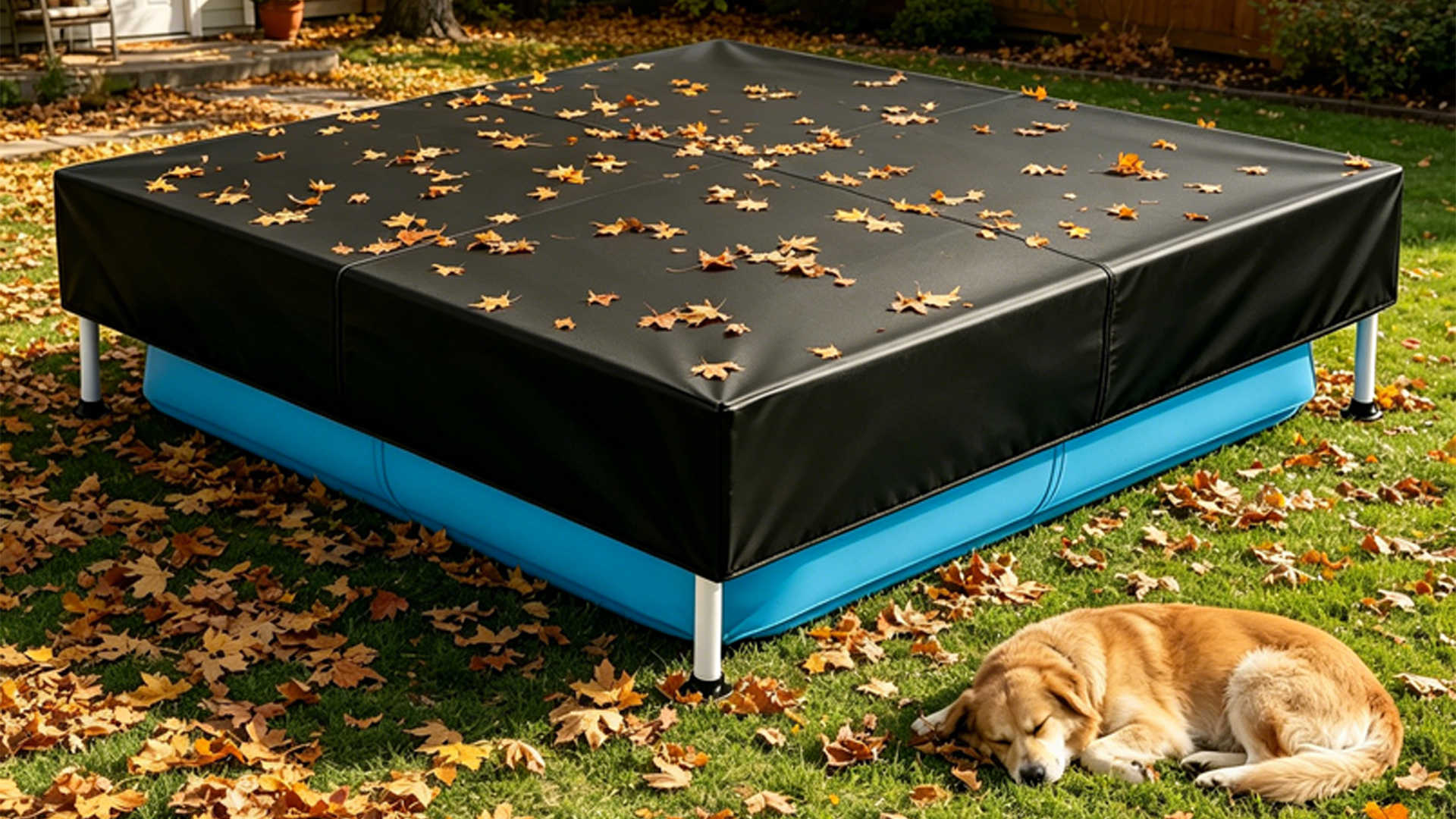 Cubierta rectangular para piscina mini 4 x 4 pies miniatura 7