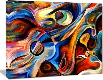 Amazon.com: Abstract Music & Rhythm – Oversized Gallery Wrapped