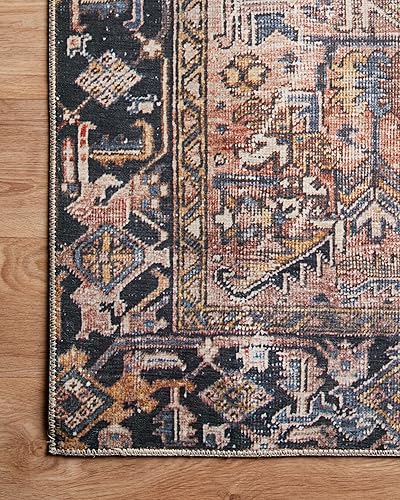 Miniatura 7 de Colección Chris Loves Julia x Loloi Jules - Alfombra decorativa JUL-02 TerracottaMulti, 2 pies 3 pulgadas x 3 pies 9 pulgadas