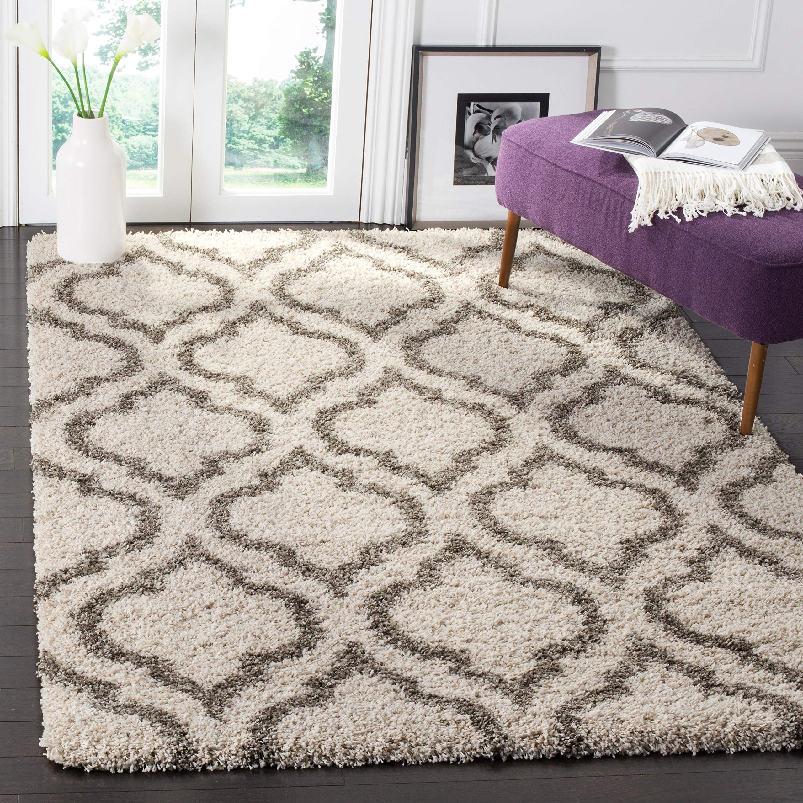 Amazon.co.jp: Safavieh Hudson Shag Collection Accent Rug - 3' x 5