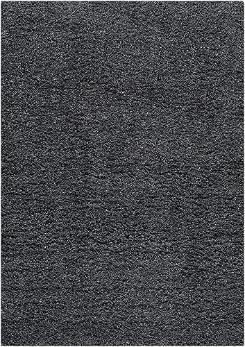 Vista 222 de SAFAVIEH Venus Shag Collection - Alfombra decorativa, 2 pies 7 pulgadas x 5 pies, color marfil, diseño sólido, no desprende pelusa y de fácil