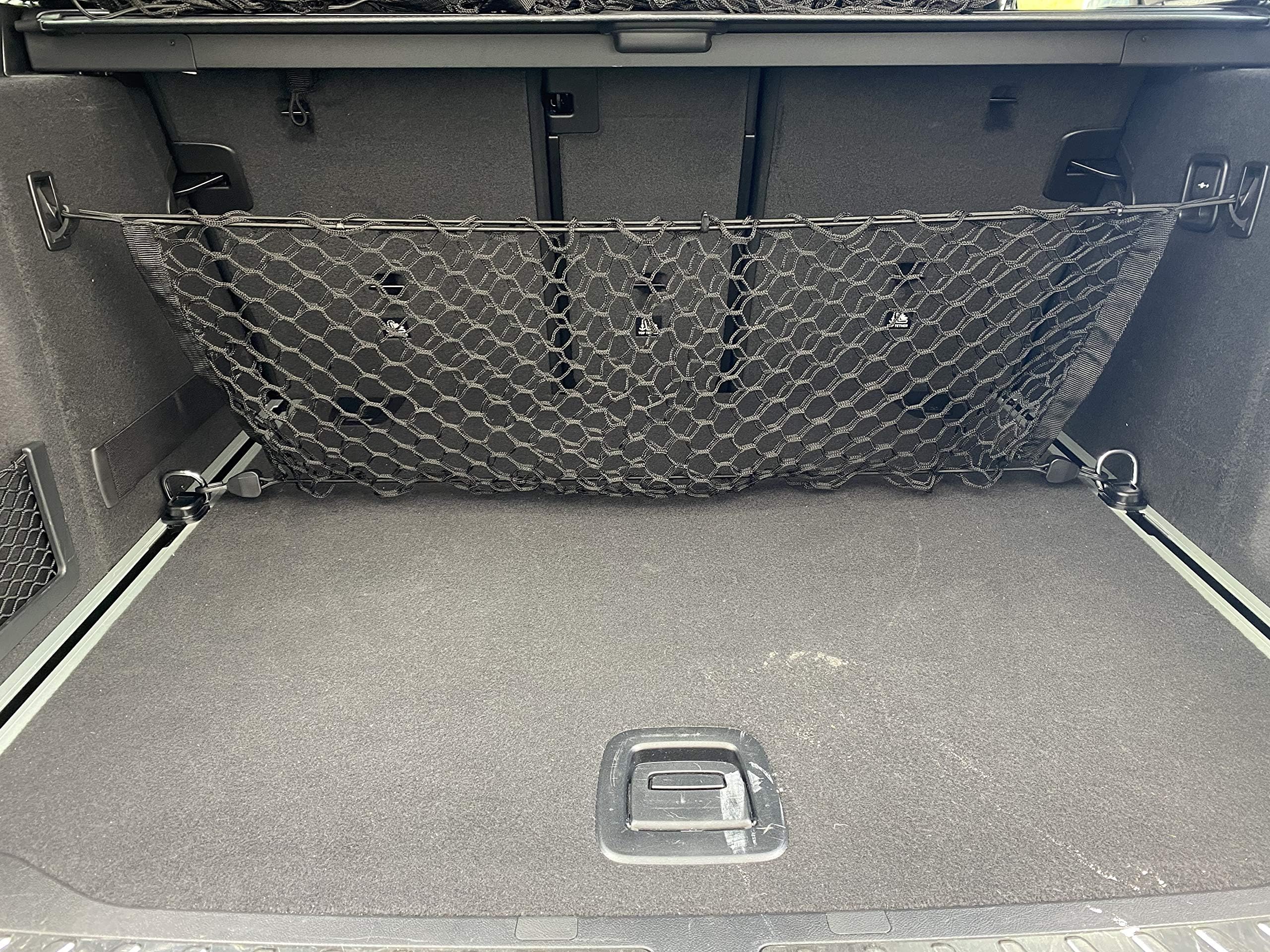 Rear Seat Envelope Style Automotive Elastic Trunk Mesh