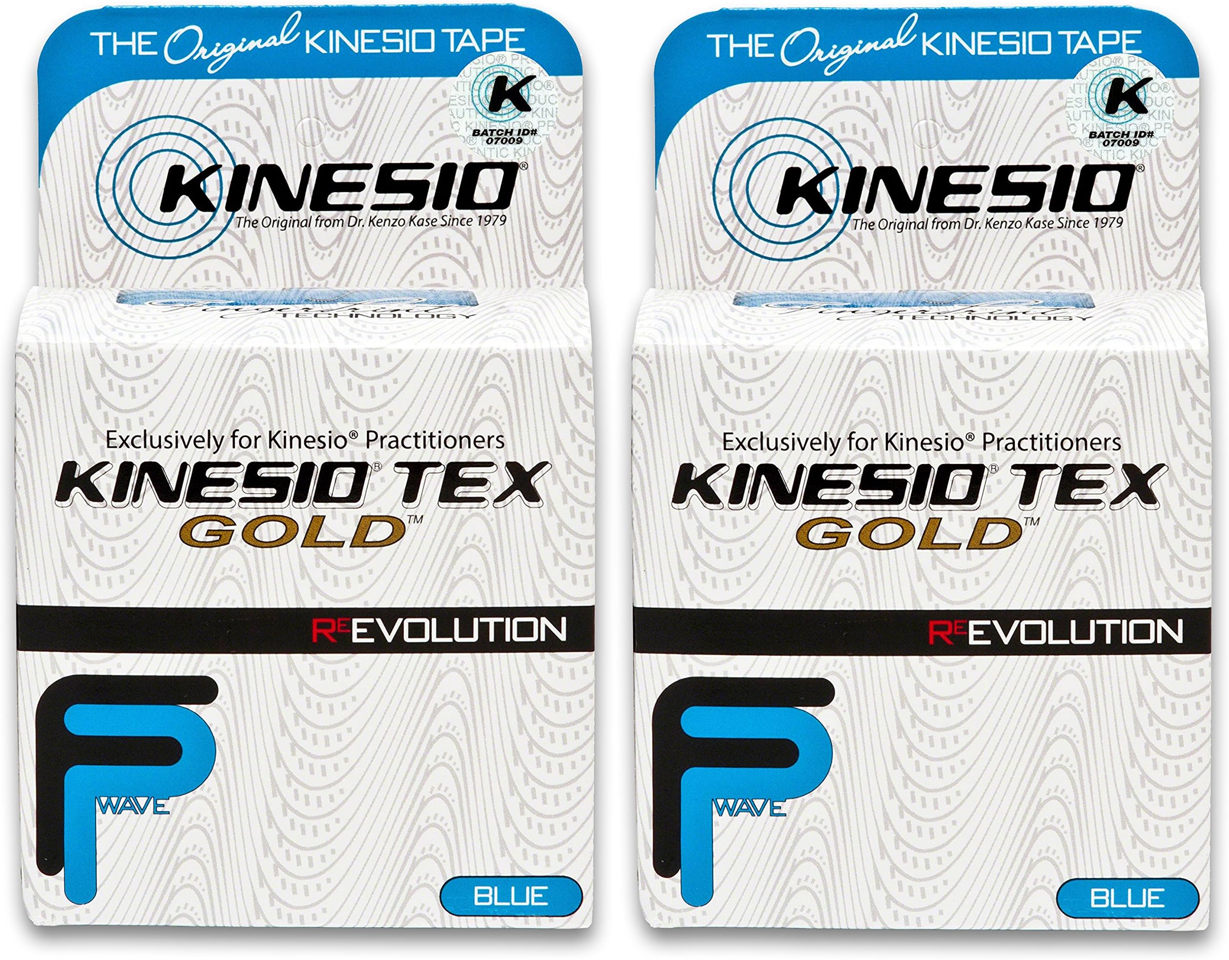 Kinesio Tex Gold FP Tape - Blue - 2" x 16.4' - Pack of 2 rolls