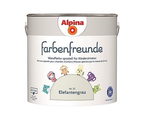 Fühl Dich Wohl Meine Farbe grau, matte Wandfarbe grau, hohe Deckkraft, verschiedene Grautöne zur Auswahl (2,5L, Elefantengrau 9-38) 1 Fühl Dich Wohl Meine Farbe grau, matte Wandfarbe grau, hohe Deckkraft, verschiedene Grautöne zur Auswahl (2,5L, Elefantengrau 9-38)