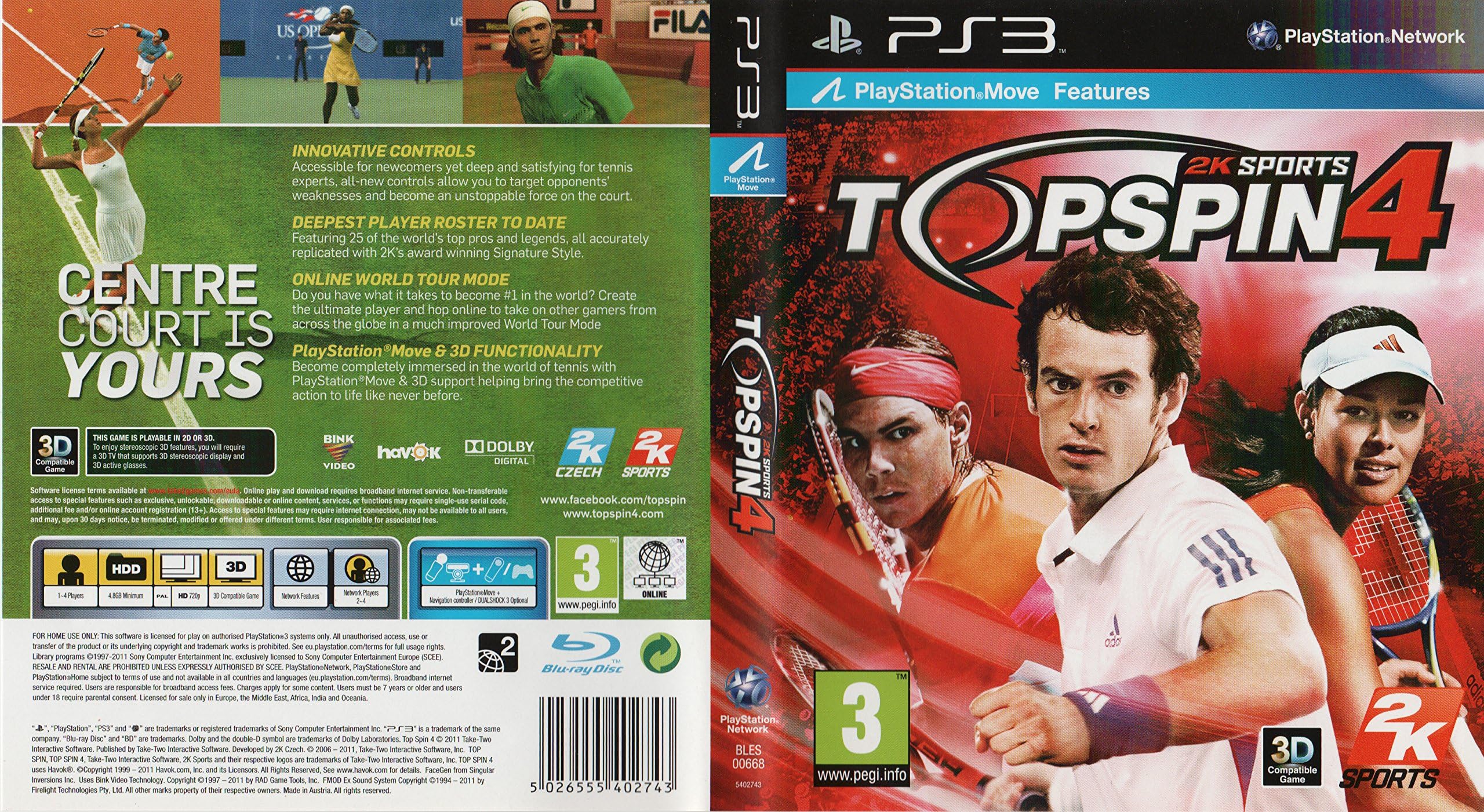 Top Spin 4 (PS3)