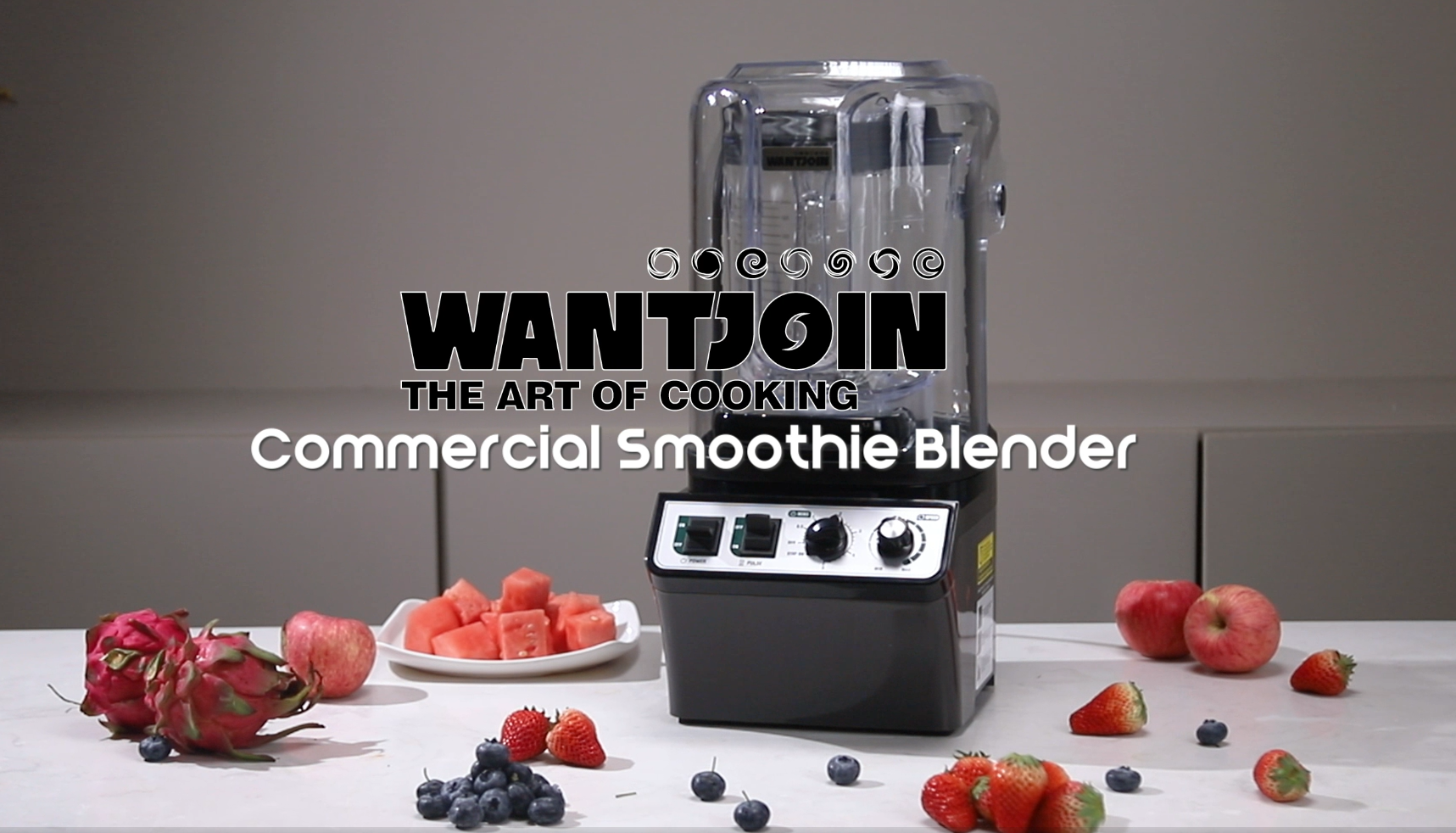 Amazon.com: WantJoin Commercial Blender- 80Oz Quiet Smoothie