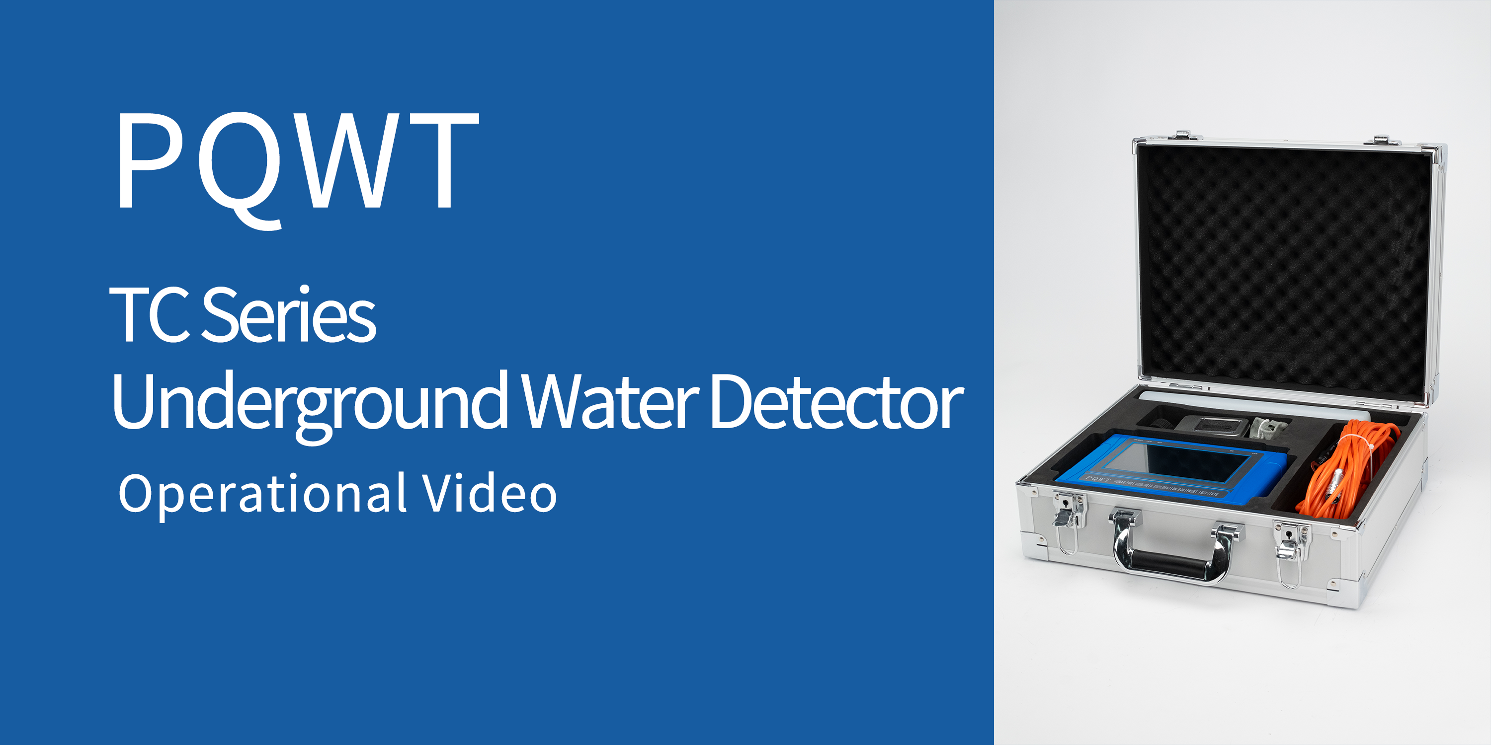 PQWT TC500 Auto Mapping Underground Water Detector 500M