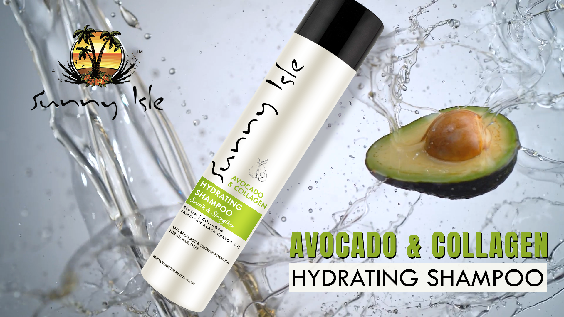 Amazon.com : Sunny Isle Avocado & Collagen Hydrating Shampoo 10.1
