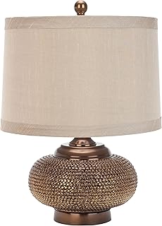 SAFAVIEH Lighting Collection Alexis Modern Farmhouse Gold Bead 19-inch B...