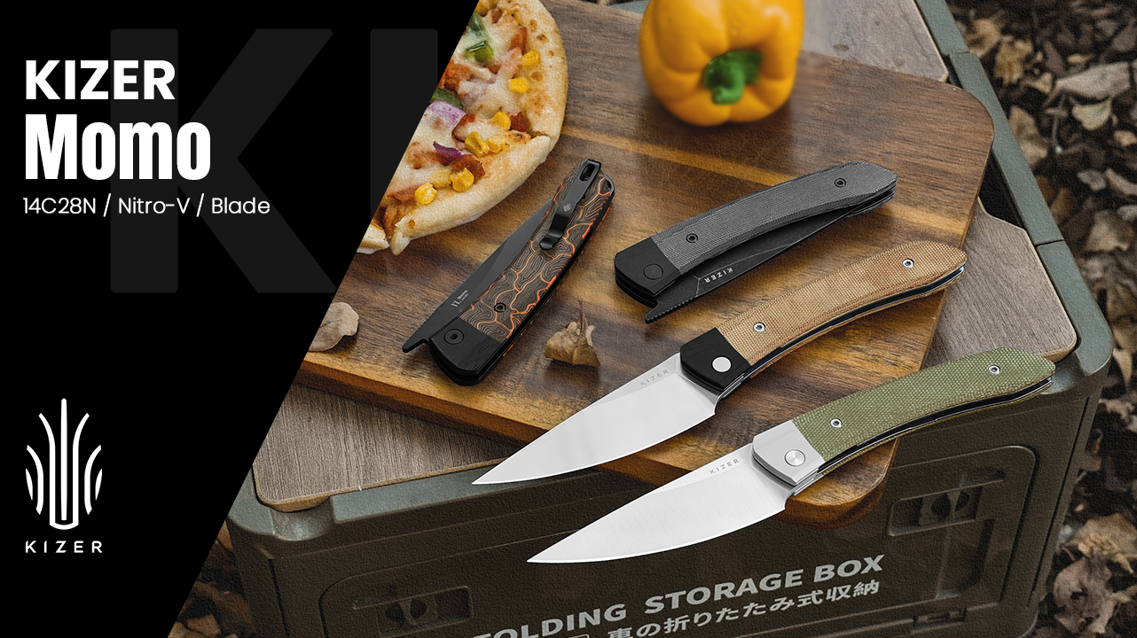 Amazon.com: Kizer Momo Pocket Knife, 4.11