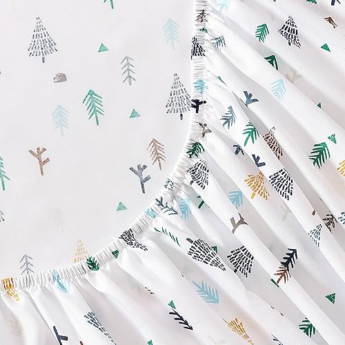 Miniatura 7 de Eddie Bauer Sábanas para niños, ropa de cama para niños resistentes a las manchas, ideal para juego de ropa de cama infantil (verde dreamland,