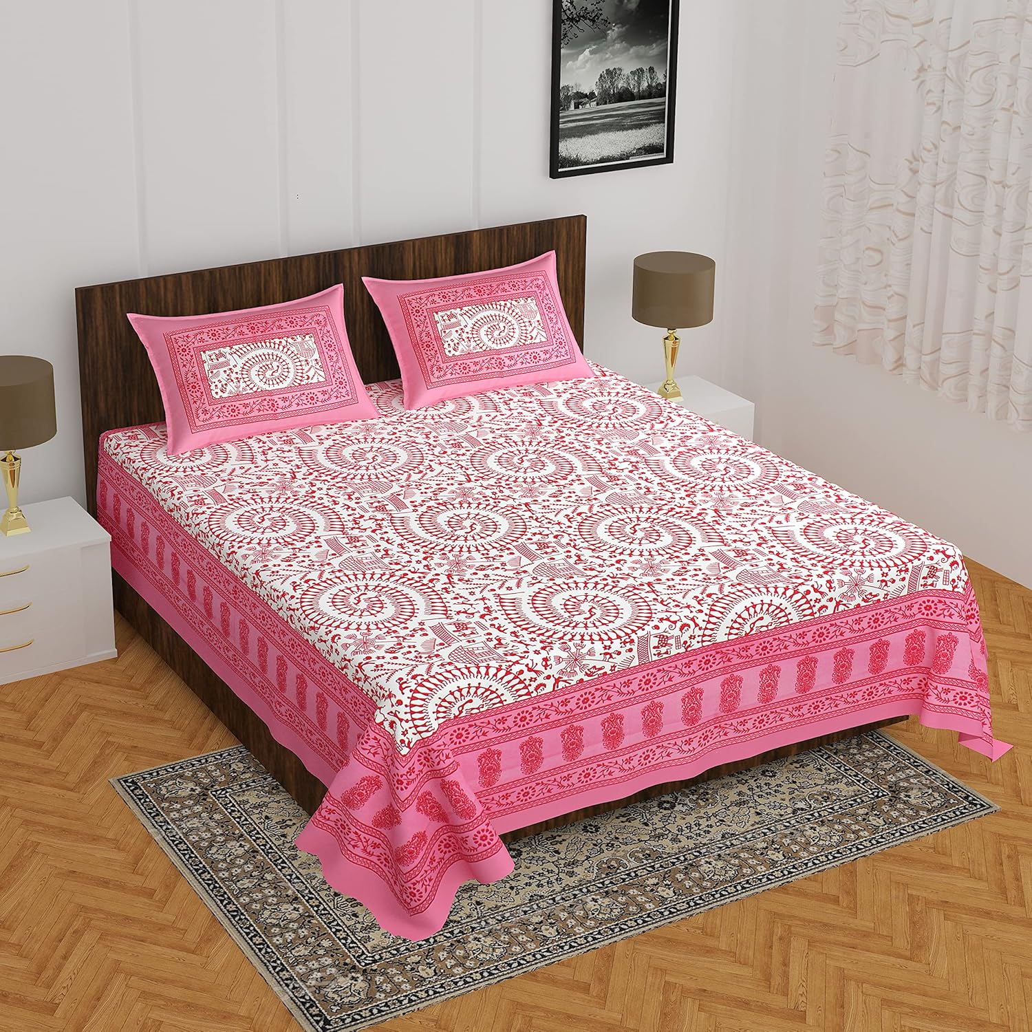 Buy E ART BOXX Brand Bedsheets Rajasthani Jaipuri Traditional