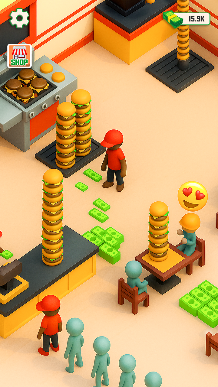 Burger Empire Idle Tycoon GamesAmazonアプリストアのアプリ