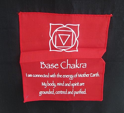 Miniatura 9 de OMA Bandera para colgar en la pared de meditación de 7 chakras, bandera de oración, budista tibetano, equilibrio, colgante, grande, 60 pulgadas de