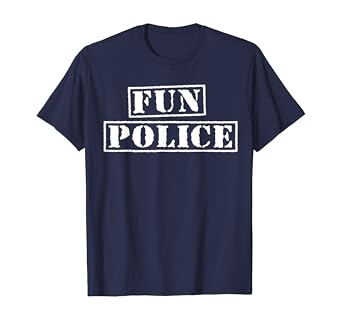 Fun police t shirt Clearance