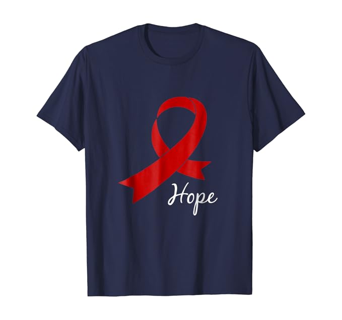 Amazon Com Aids Hope Shirt World Aids Day Tshirt Awareness Hiv Gift Tee Clothing