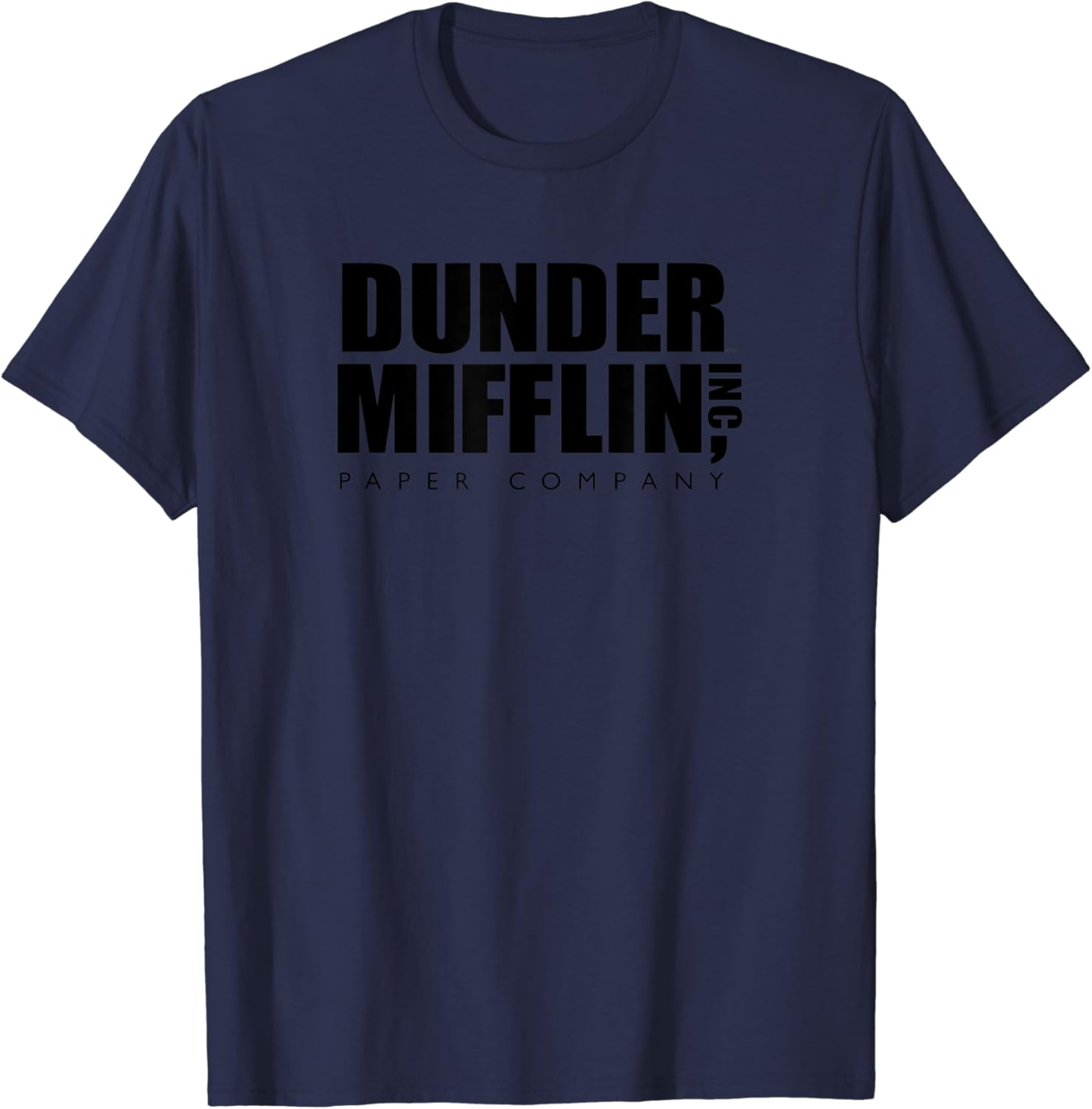Black dunder mifflin shirt Clearance