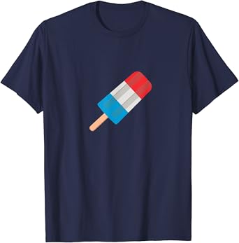 Red white blue popsicle shirt Clearance