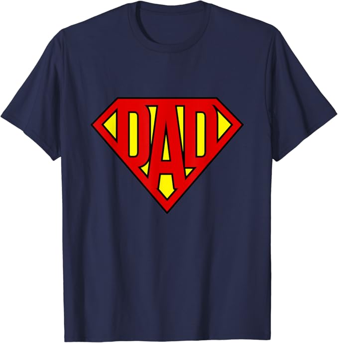 Superhero dad t shirt Clearance