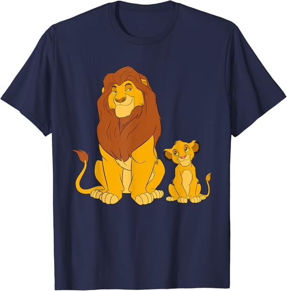 Disney The Lion King Young Simba and Mufasa T-Shirt T-Shirt