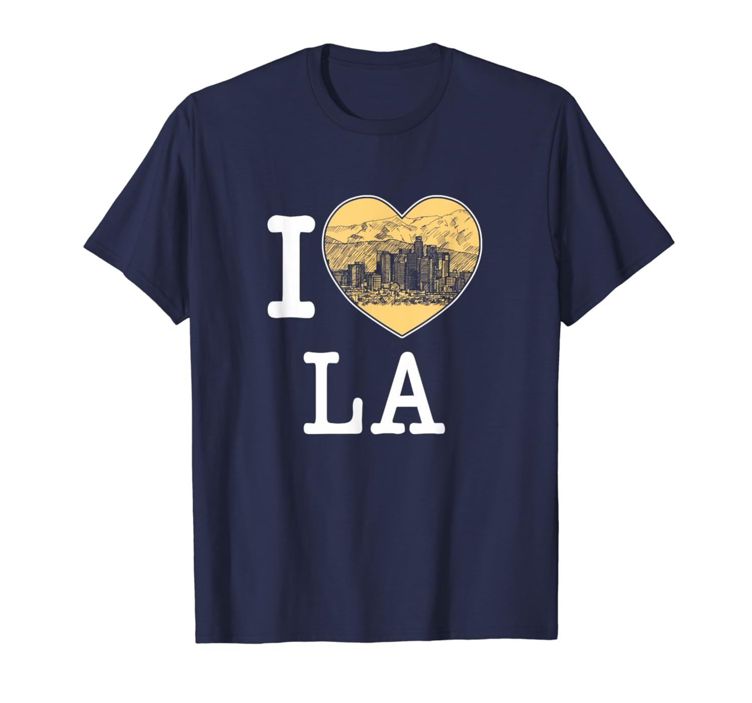 Skyline Hollywood Shirt Love California I Los Angeles T LA