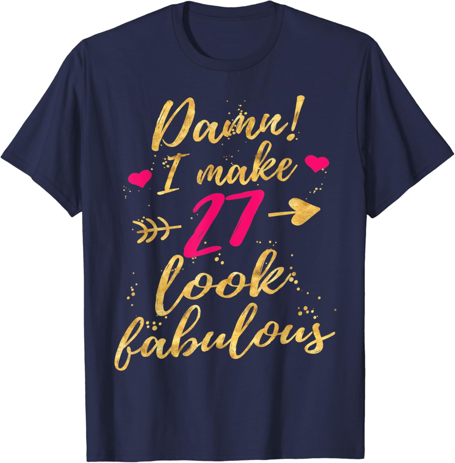 27th birthday shirt ideas for her Clearance