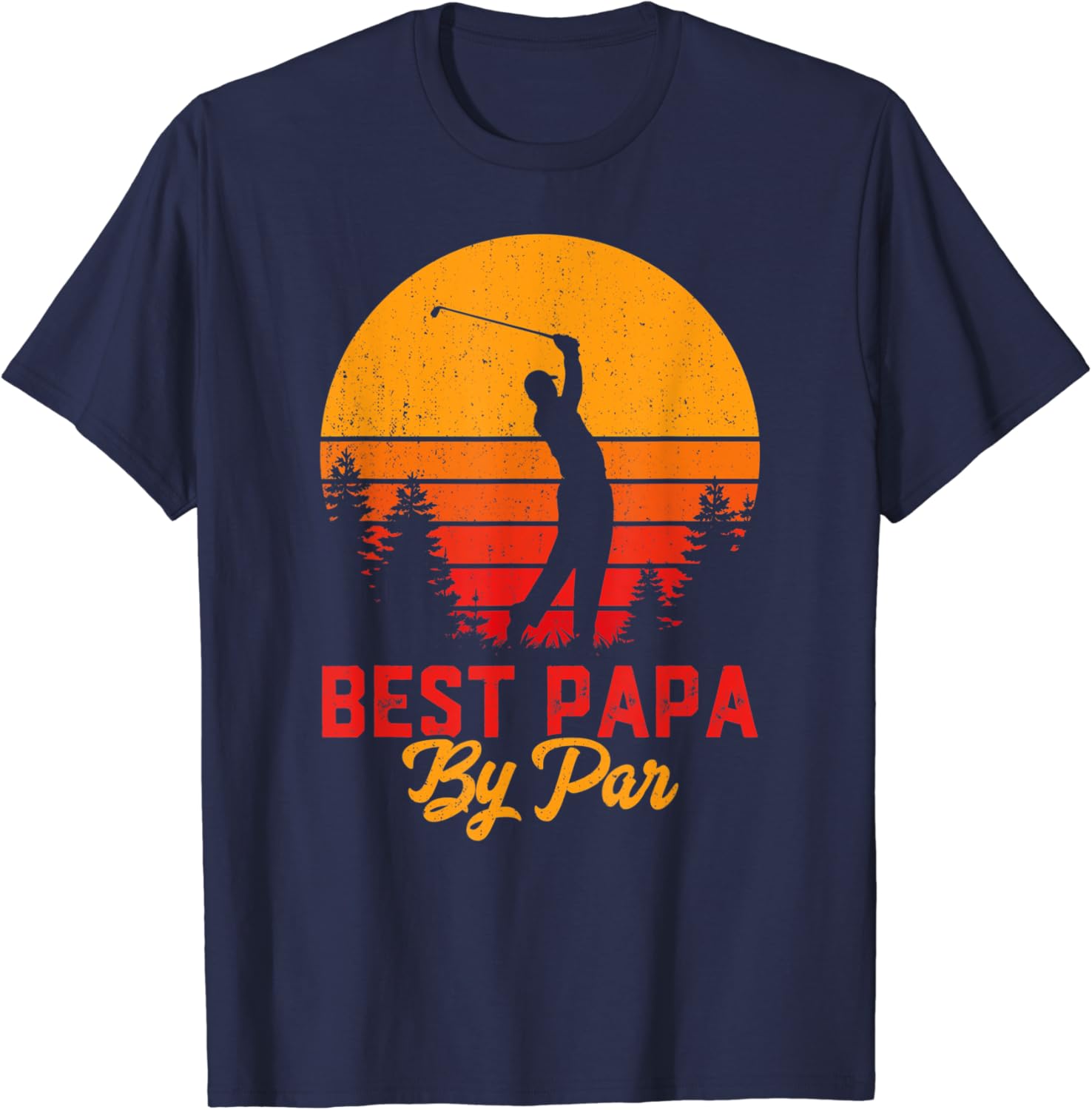 Best papa by par t shirt Clearance