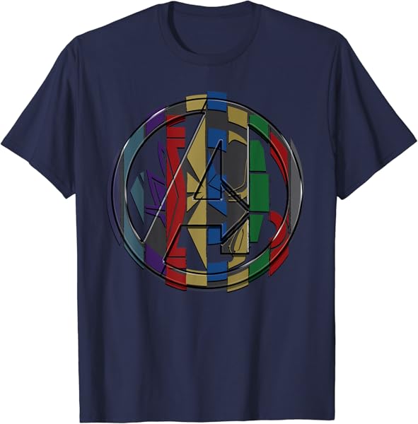 Marvel Avengers: Endgame Logo Hero Colors T-Shirt T-Shirt