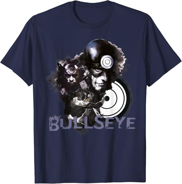 Marvel Retro Bullseye Collage Action Portrait T-Shirt