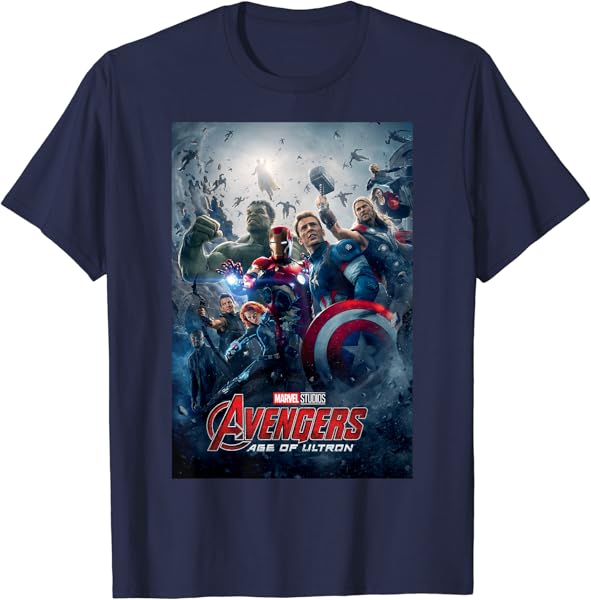 Marvel Studios Avengers 2 Movie Poster Graphic T-Shirt T-Shirt