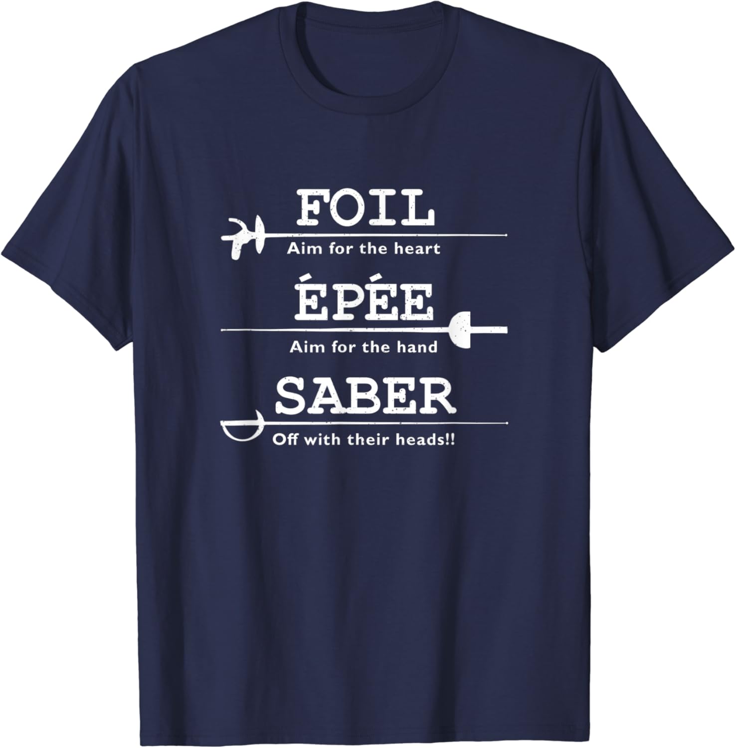 Fencing TShirt Foil Saber Epee Definition Shirt TShirt