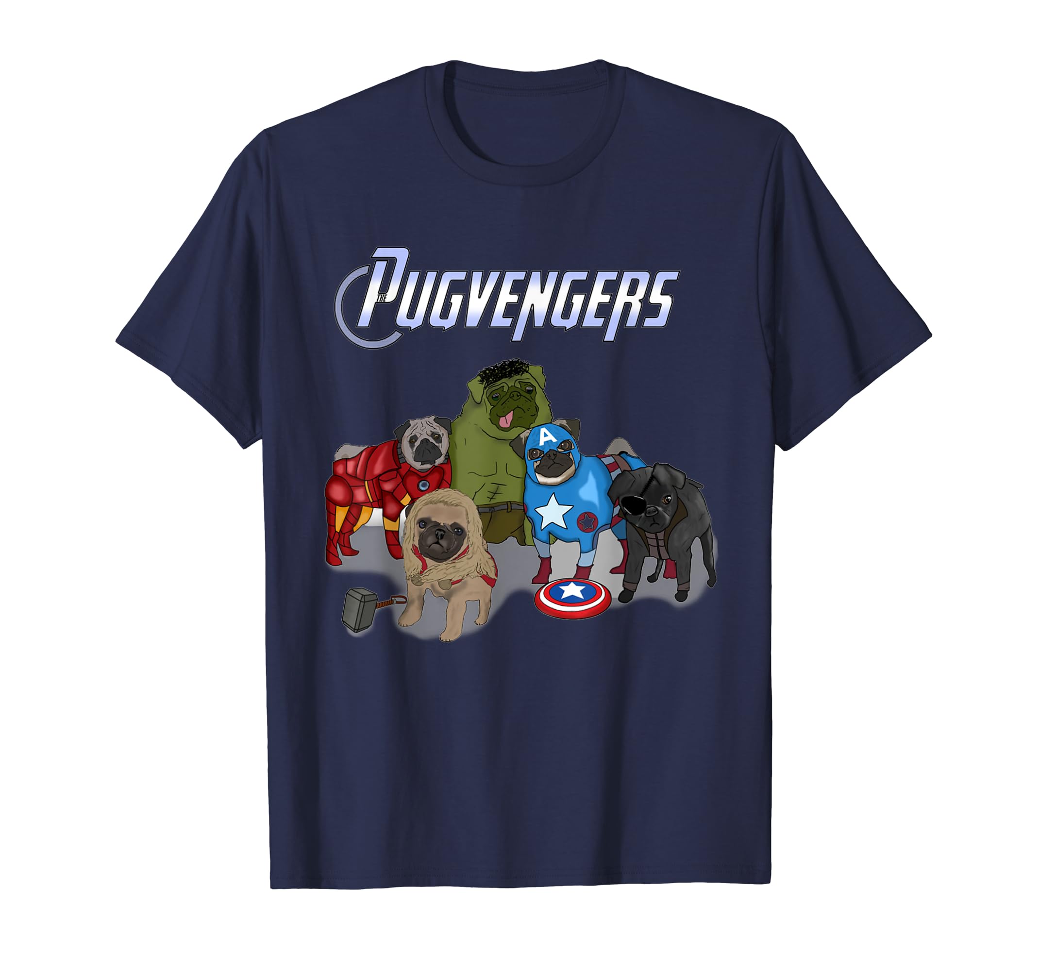 The Pugvengers T-Shirt-ANZ