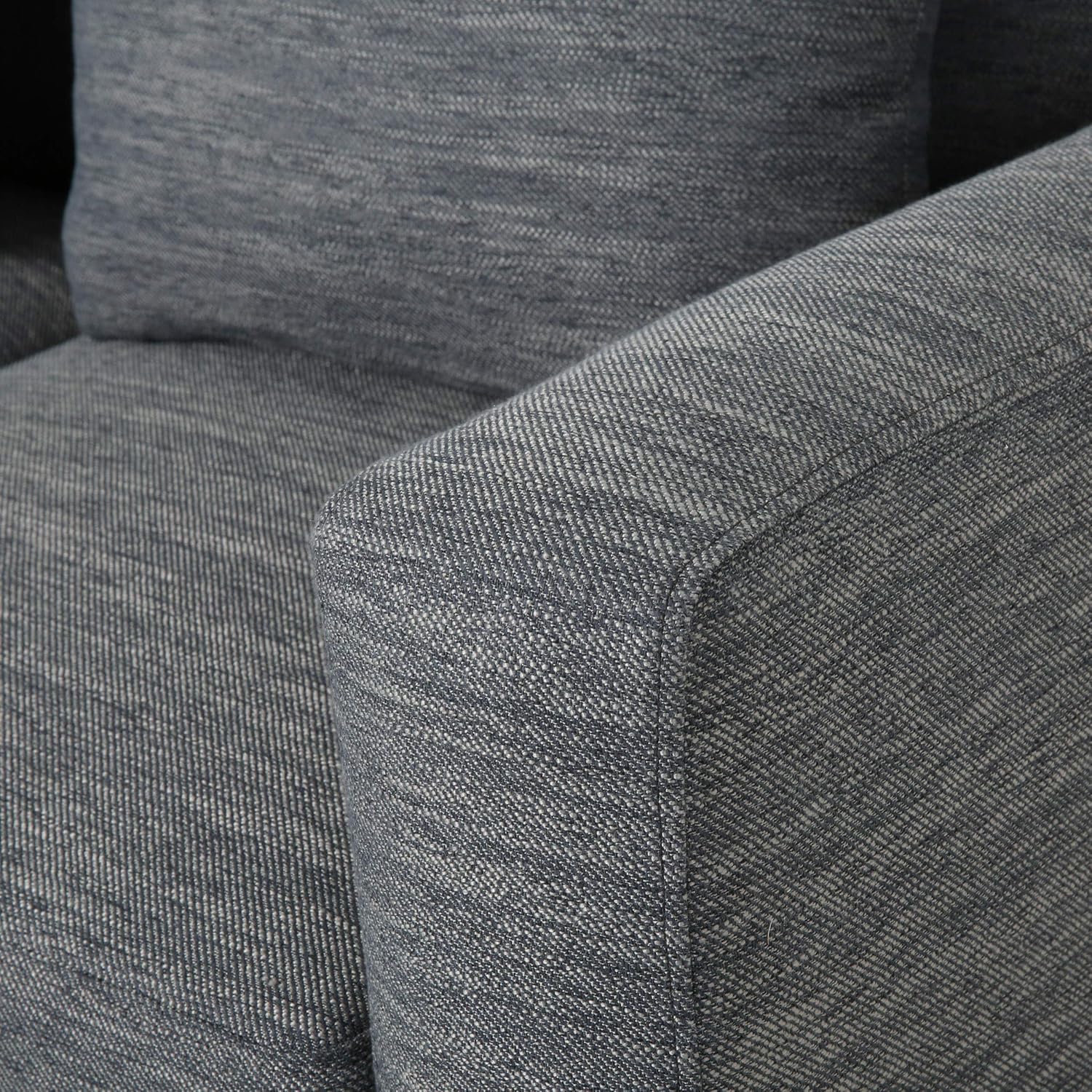 Christopher Knight Home Elliston Sofas, Charcoal + Dark Walnut