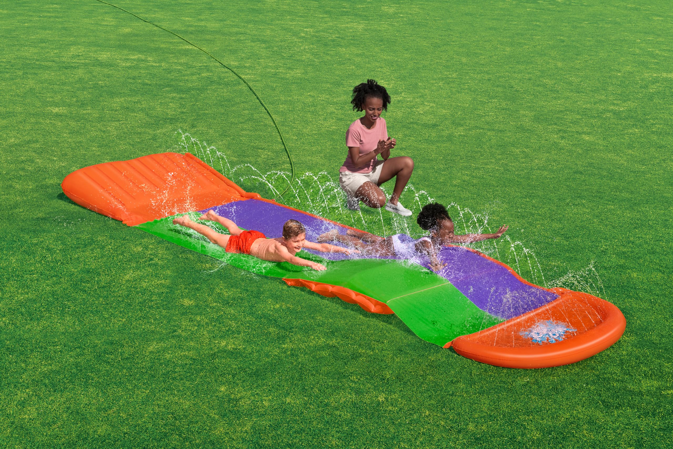 Bestway H2OGO! 2-Personen-Rutsche SplashCoaster 470 x 138 x 30,5 cm
