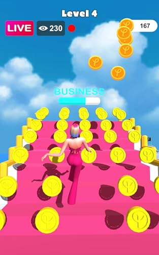 Streamer Girl Run: Live Dress & Follow