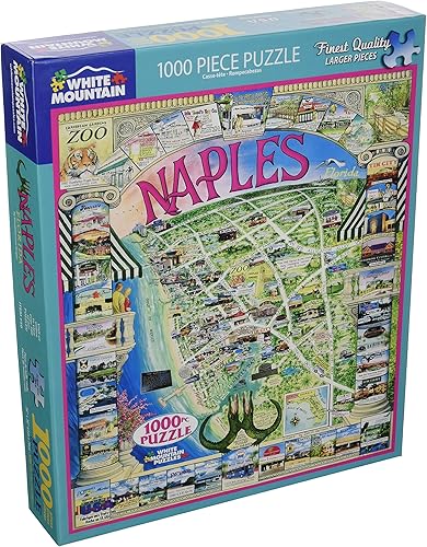 Miniatura 3 de White Mountain Puzzles Naples Florida - 1000 Piece Jigsaw Puzzle