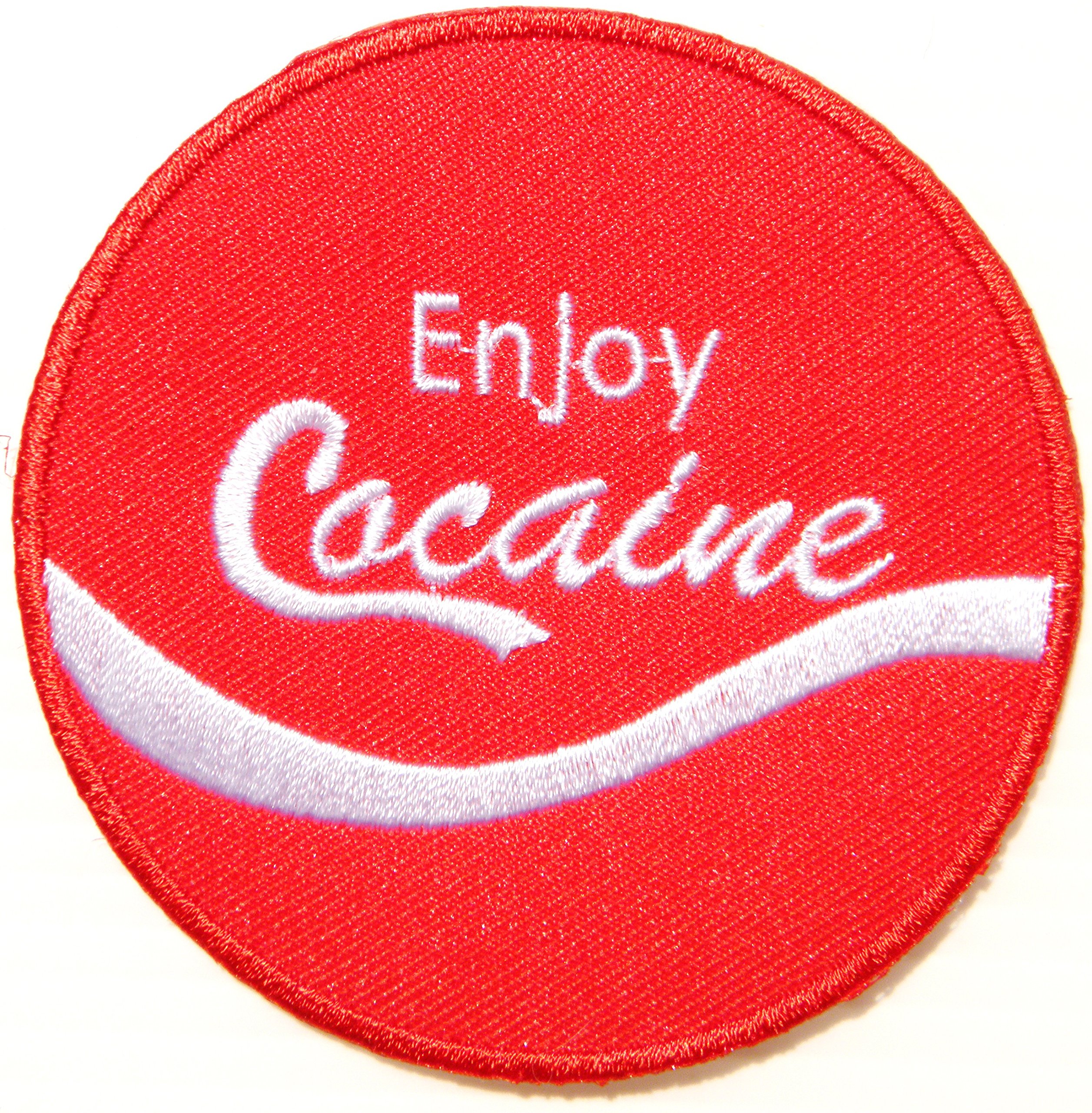 Buy Funny Enjoy Cocaine Coke Logo Jacket T shirt Patch Sew Iron on