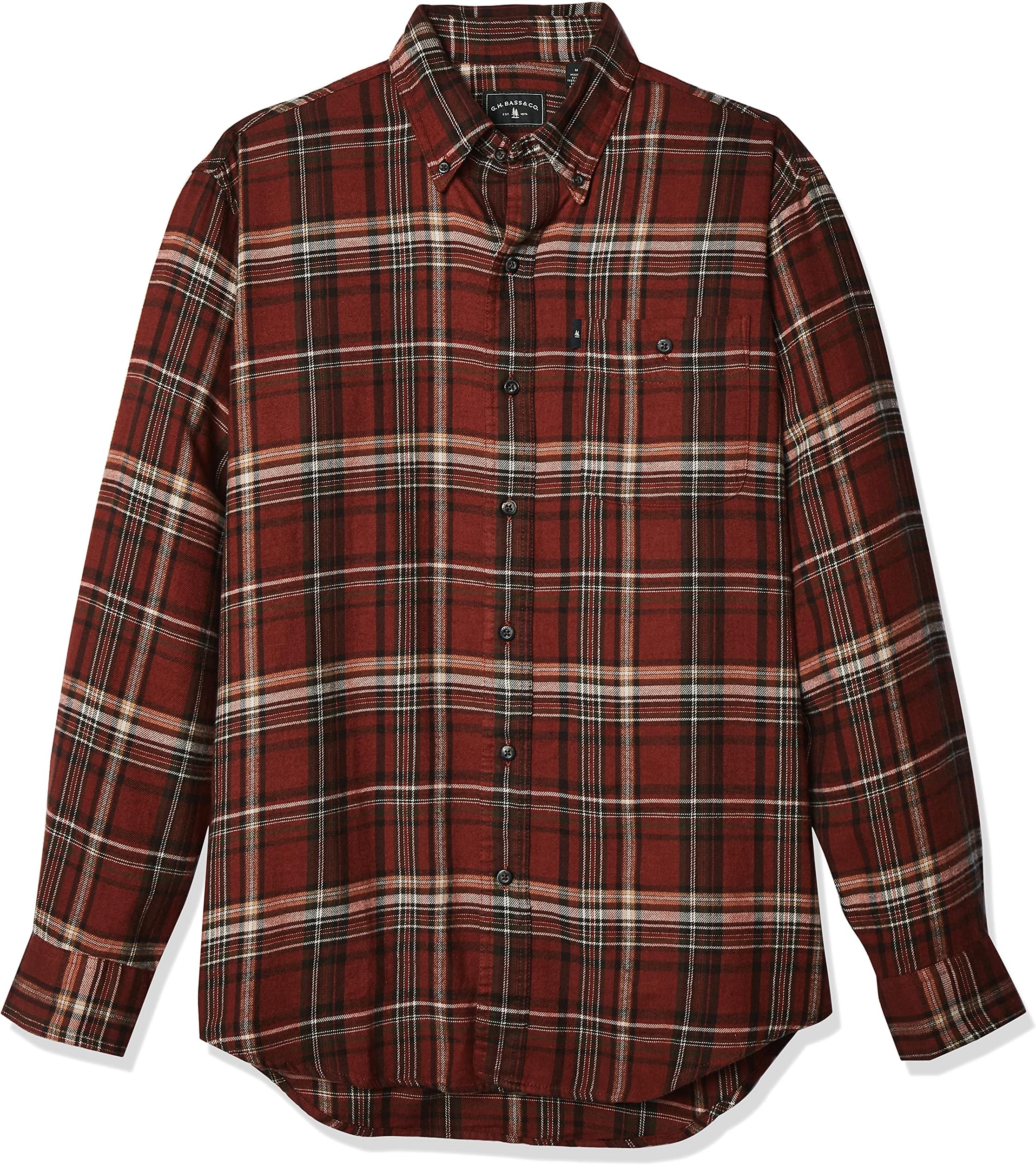 G.H. Bass & Co.Men's Fireside Flannels Long Sleeve Button Down Shirt