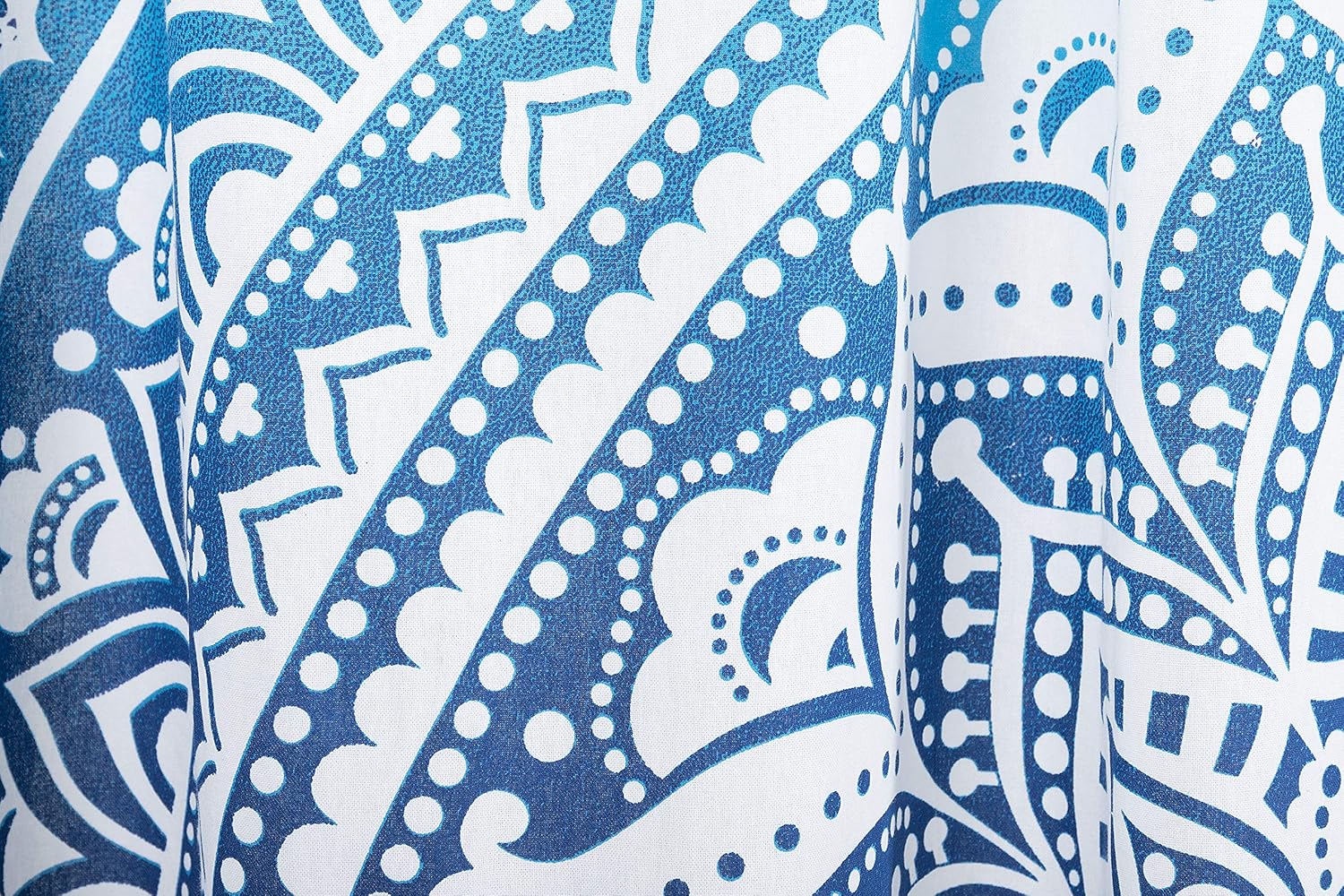 Popular Handicrafts Indian Hippie Bohemian Beautiful Ombre Mandala Curtain Panels Blue