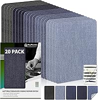 Vista 12 de KING MOUNTAIN Parche de lona para planchar, 3 x 60 pulgadas, parche de reparación de tela 100% algodón, impermeable, utilizado para varios sofás