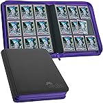 FunGuys Trading Card Binder for Cards, 9 Pocket, 504 Side Loading Sports Card Binder, Card Collection Binder for Yugioh, MTG, TCG, Card Book Holder for Trading Cards