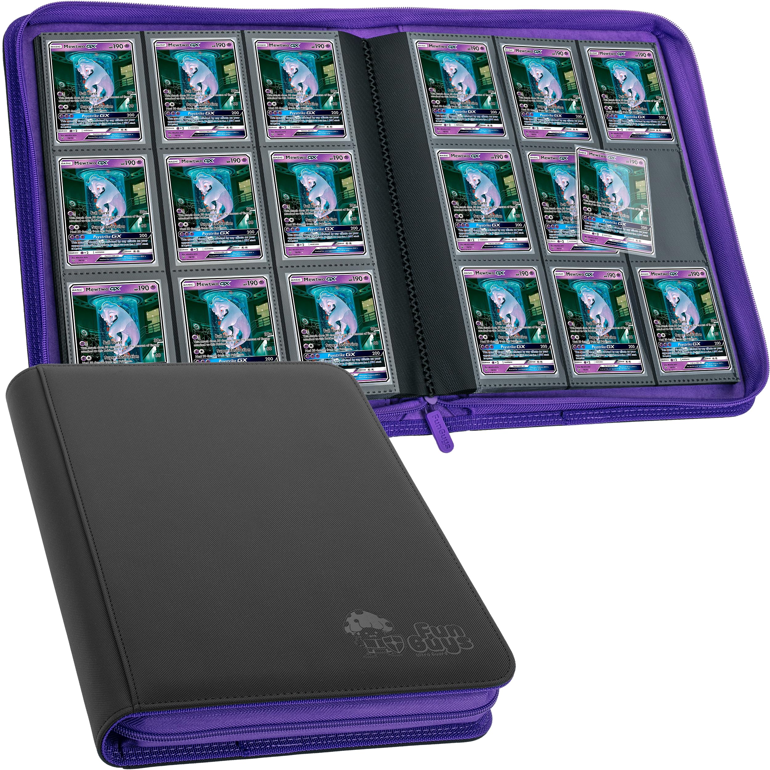 Amazon.com: FunGuys Trading Card Binder for Cards, 9 Pocket, 504