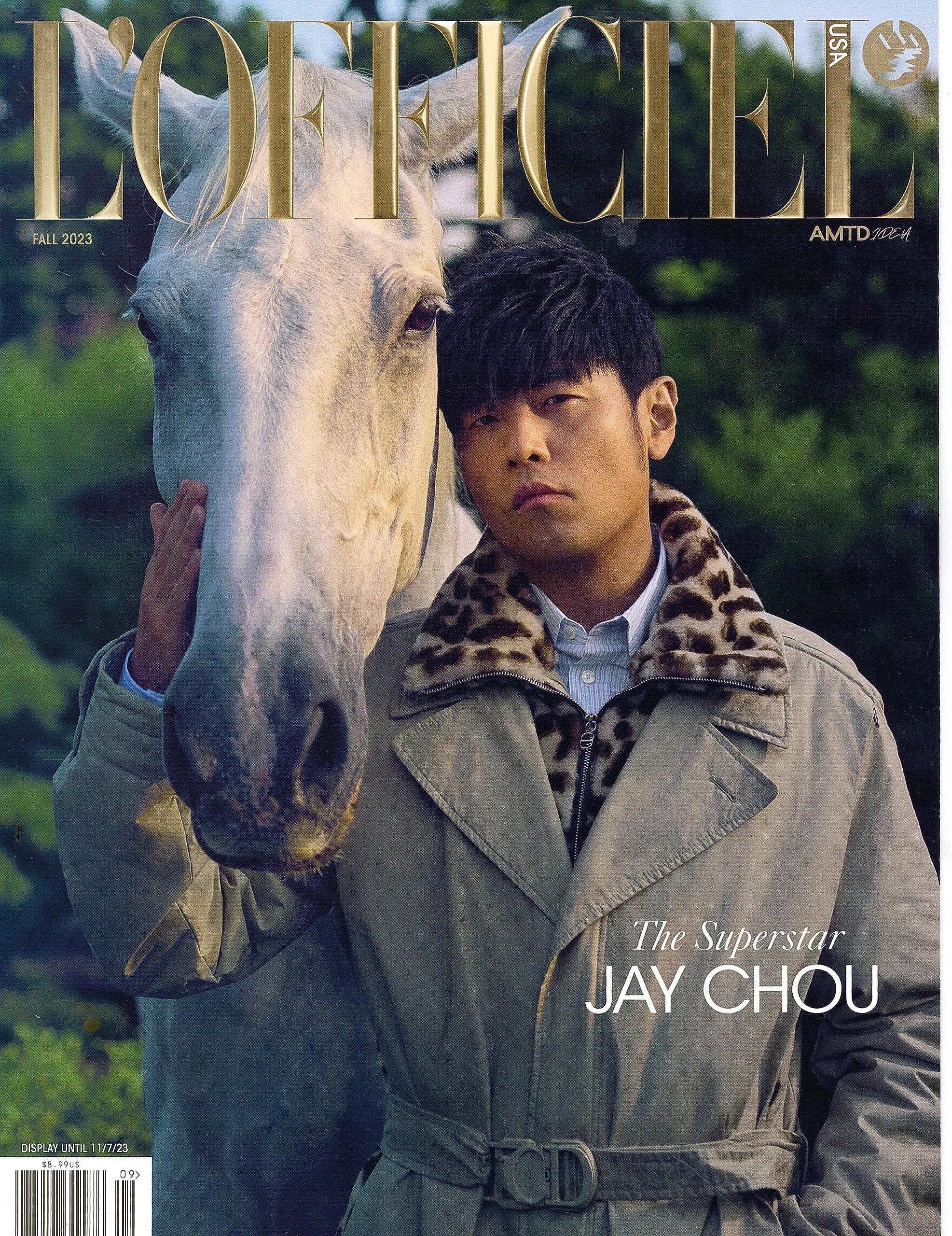 L'OFFICIEL HOMMES MAGAZINE (USA) - FALL 2023 - JAY CHOU (COVER) THE SUPERSTAR