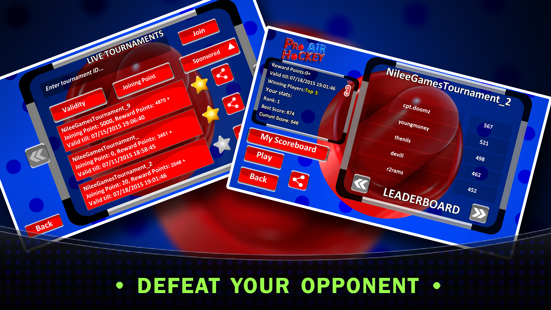 Pro Air Hockey App on the Amazon Appstore
