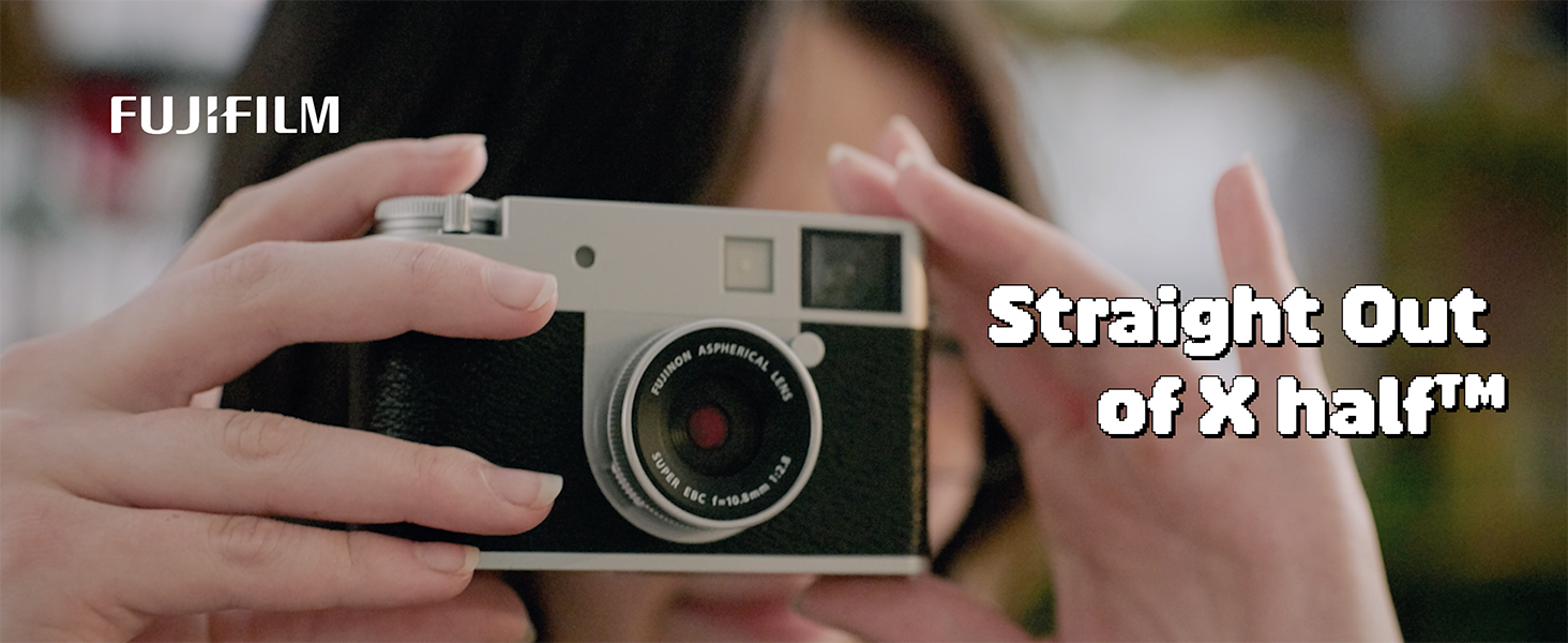 Amazon.com : FUJIFILM X Half Premium Compact Camera - Black