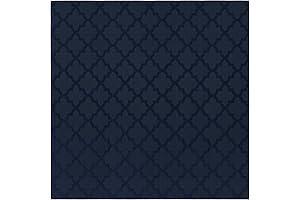 Luxurious Garland Rug for Expansive Spaces: 12x12 Cut-Loop Trellis Design