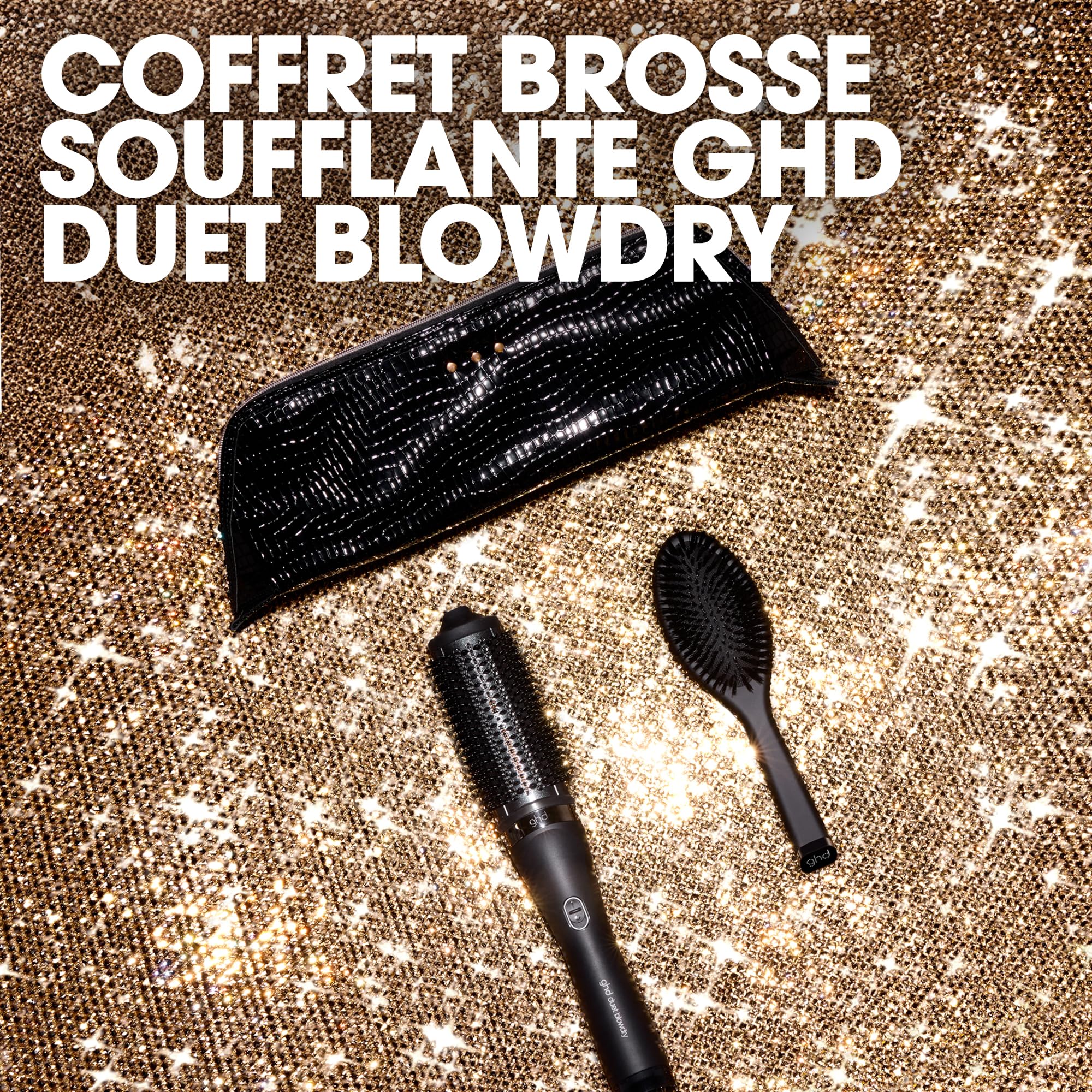 ghd - Brosse soufflante ghd Duet Blowdry - Brosse 2-en-1 (Violette) - Sèche et coiffe Sans Dommage - Brushing Facile à la maison - Tous types Cheveux - S'utilise sur cheveux mouillés et secs