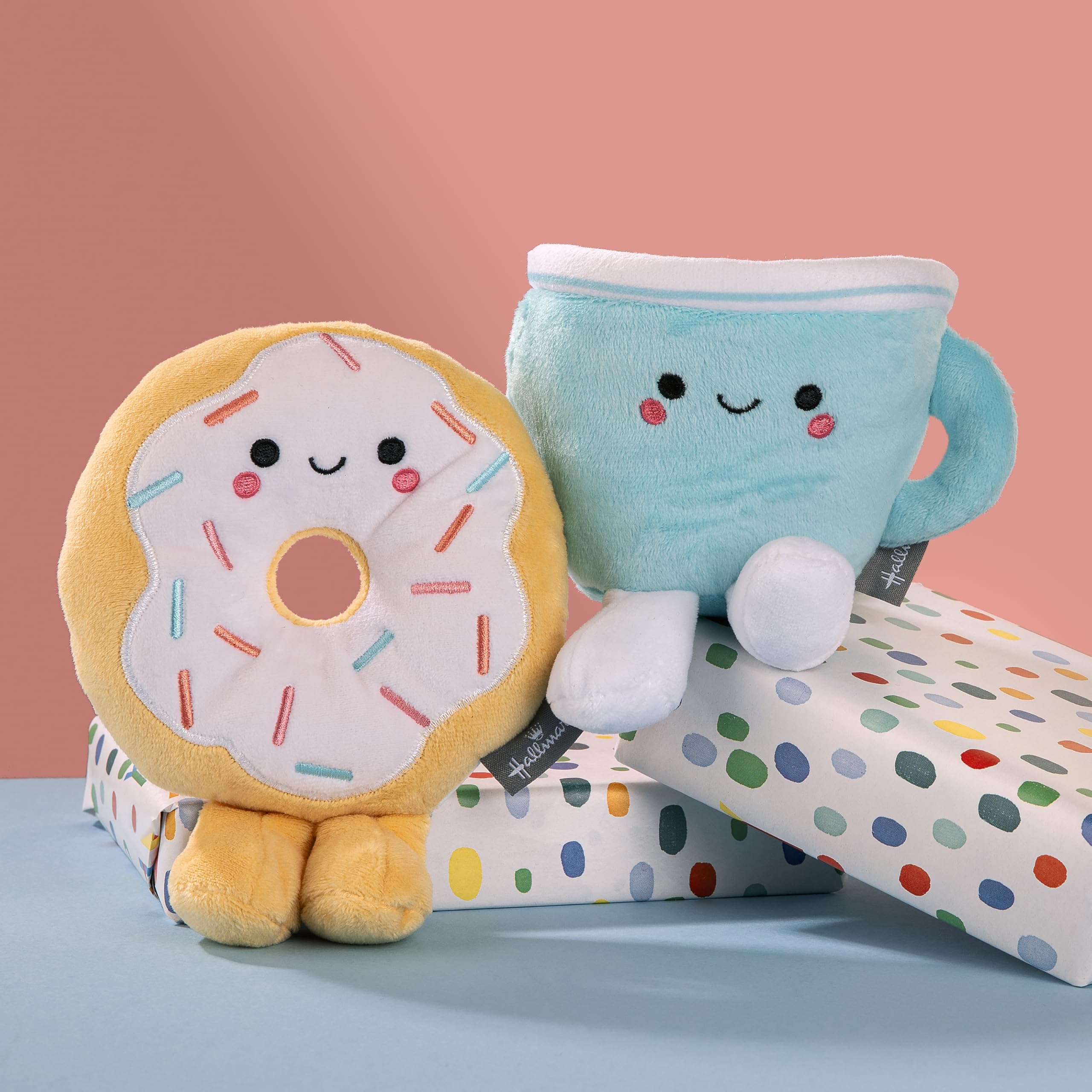 Hallmark Better Together, Coffee and Donut Pair, Gift, Soft Toy