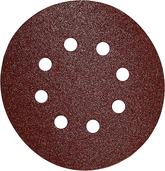DEWALT DW4309 5Inch 8 Hole 80 Grit Hook and LoopRandom Orbit Sandpaper