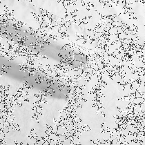 Miniatura 3 de Stone Cottage - Sábanas matrimoniales, juego de ropa de cama de percal de algodón, juego de ropa de cama ideal crujiente y fresca (Hawley Floral,